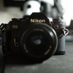 Nikon fgを正面から撮影した写真